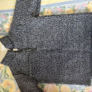 Wonder Nation Gray Sherpa Zip-Up